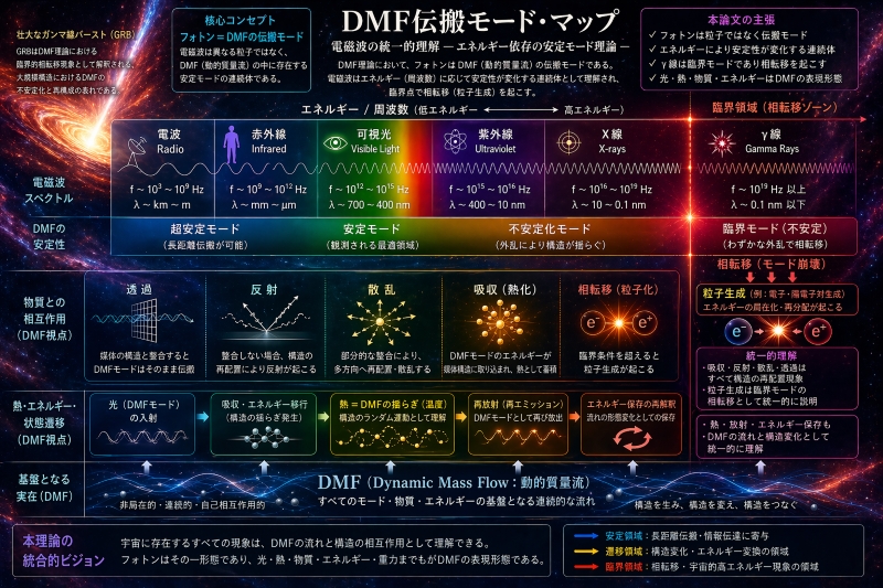 DMF Theory and EM Waves